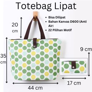 JSM - Totebag Resleting Totebag Wanita Totebag Aesethetic Tas Belanja Tote Bag Lipat Totebag Anti Air Totebag Kanvas