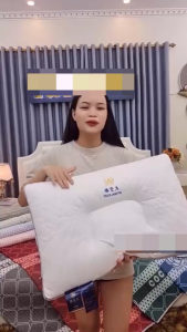 Gối Ngủ Trần Kim Cương Siêu Êm Chống Đau Mỏi Vai Gáy Hàng Nhập Khẩu Cao Cấp