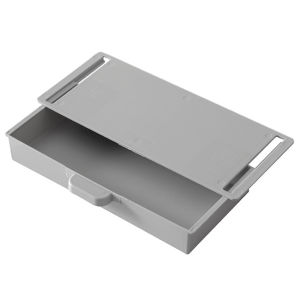 1 Pc Self-Adhesive Table Drawer Storage Box ABS Under Desk Stationery Organizer Tray Invisible Storage Box Makeup Holder