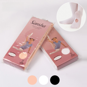 Professional Exam Ballet Training Dance Tights With Breathable Feet