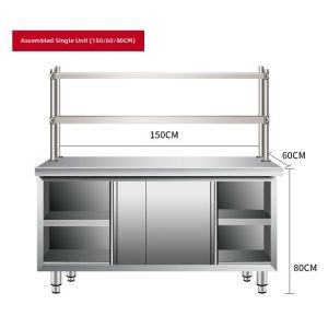 Commercial Stainless Steel Kitchen Work Table