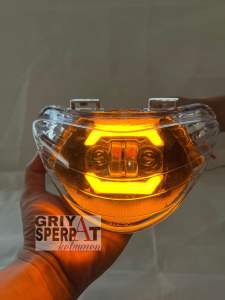 LAMPU DEPAN SATRIA MALAYSIA HIU DAYMAKER LED
