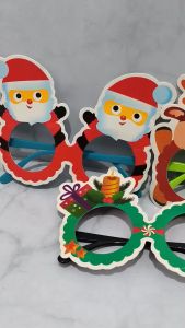 1 PC Kacamata Natal Kacamata Gaya Kartun Cute Kacamata Kertas Paper Christmas Glasses Kacamata Natal Anak dan Dewasa Plastik Kacamata Karakter Kacamata Kartun Kertas Mata Xmas Paper Eye Frame Cute Cartoon Glasses Kacamata Pesta Party Glasses Gambar Acak