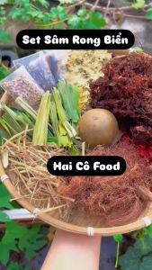 SET SÂM RONG BIỂN 10 VỊ LOẠI ĐẠI set đủ vị nấu 10 lít nước chuyên dùng cho gia đình và hàng quán (tặng kèm hạt chia)