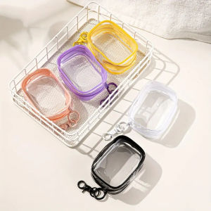 1/2PCS PVC Transparent Mini Storage Bag Mystery Bag Keychain Storage Bag Cute Doll Bag Storage Bag Earphone Charger Storage Bag