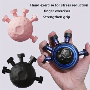 Rock Climbing Exerciser Trainers Finger Hand Strengthener Ergonomic Hand Ball Gripper Exerciser Anti Slip Finger Exerciser Ball