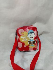 tas slempang ngaji yuk/tas slempang anakanak (  S N )