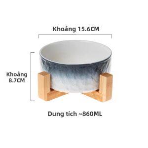 Mâm Ăn Thú Cưng Chống Tràn 2 Ngăn