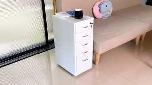 Lockable Metal Storage Cabinet with 3/5/6 Drawers – Durable Steel File Cabinet for Home or Office