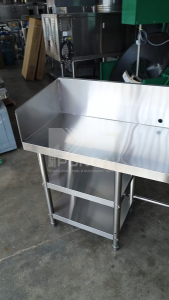 [2 Tier]Meja Stainless Steel Kitchen Table Stove Preparation Table Burner Stand Stove Table Cooking Table Kitchen Cooking Table Meja Dapur Meja Steel Kitchen Workstation Table