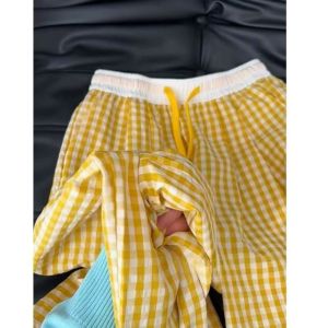 กางเกงขายาวทรงหลวมเอวสูงสไตล์เกาหลี กางเกงขายาวทรงหลวมลำลองสำหรับผู้หญิงในฤดูร้อน ทรงสลิมฟิต กางเกงขายาวทรงหลวม