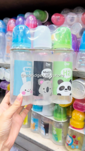 Babyworld Feeding Bottle with Animal Print 9oz set of 3 BPA Free Boy Girl Anti‑colic Baby Bottles