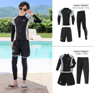 Sun Protection Kids Swimsuit Boys Toddler Children Teens Long Sleeves Pants Teenagers Men Diving Suit Baby Boys Swimsuit
