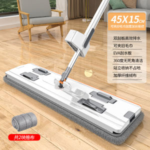 New 2025 Lazy Person Hand Wash Free Flat Mop Cloth Holder Home Use One Mop Clean Dry Wet Dual Use Towel with Bucket Set