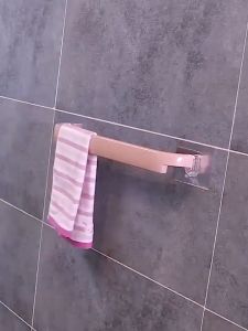 Giá Để Dép - Giá Treo Khăn Nhà Tắm. Giá Dán Tường Siêu Dính Không Cần Khoan