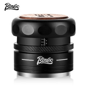 BINCOO Coffee Press Tamper Powder Dispenser Press Hammer 2 in 1 Constant Pressure Espresso Machine Utensils 58MM