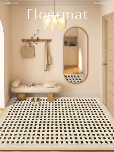 Premium Creamy PVC Entrance Door Mat Kitchen Friendly Washable Customizable Indoor Outdoor Mat Home Decor Door Mat