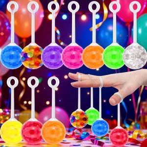 6-18Pcs Finger Water Bead Jumping Balls, Birthday Party Carnival Easter School Prizes Treasure Box Pinata Fillers Fun Gift Pack
