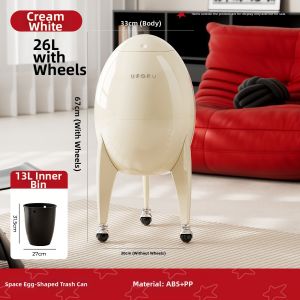 CHUMX | 2026 New High Capacity Luxury Lid Trash Bin