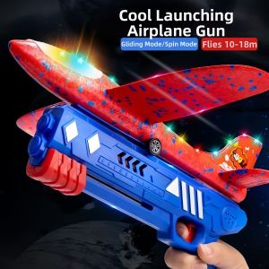 Launching Foam Plane Handheld Launcher Outdoor Sports Toy