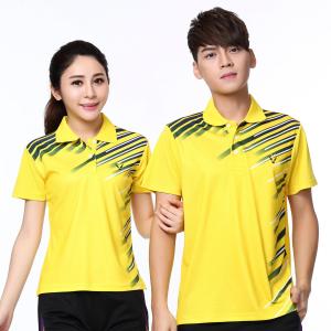 Polyester Sports T-Shirt for Men and Women with Embroidered Logo Quick Drying Moisture Wicking Ultra-Light Breathable Short Sleeve