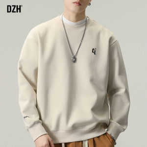 American Style Heavyweight Hoodie Long Sleeve round Neck Mens Spring Autumn Clothing Durable Comfortable Youth Fashion