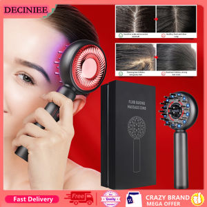 DECINIEE Electric Vibration Massage Comb Hair Follicle Comb Scalp Guiding Liquid Oil Applicator Hair Growth Head Massagers Anti Loss Care