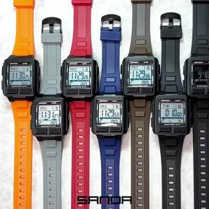 Sanda | SANDA 2212 Fashion Electronic Watch Alarm Clock Luminous Calendar Water Resistant Shockproof Sports Digital Watches for Man