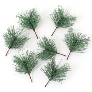 10/20Pcs 7cm Christmas Decoration Artificial Green Pine Xmas Tree Pendant Home Decor New Year 2026 Gift Wreath DIY Accessories