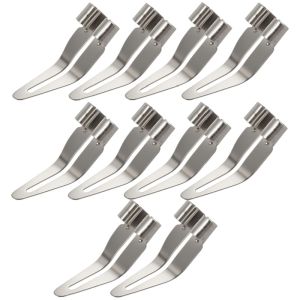 1-10pcs Welding Repair Smooth HeadPlastic Welder Soldering Repair ToolsStainless Steel Flat Welding Tips for Car Bumper Repair
