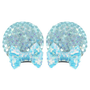 Herocross | New Cute 2.8" Glitter Mouse Ears Hair Clips Girls Kids Sequins Bow Festival Hairpins 2025 Party DIY Hair Accessories Femme