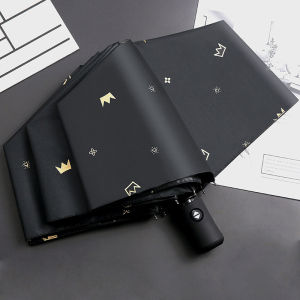 Mũi Cờ Lê Tự Động Chống Nắng Gấp Gọn Chống Tia UV Màu Đen Cho Nữ Mùa Hè 2023 Mũi Cờ Lê Chống Mưa Chống Nắng Cho Nữ