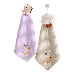Cartoon 3D Hanging Hand Towel Absorbent