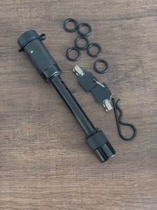 Anti-theft Trailer Hitch Pin Lock Receiver Coupler Latch with Keys Tow Bar Tongue Automobile Electric Accessory