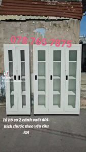Tủ hồ sơ kính sắt 2 cánh 3 cánh đựng tài liệu cho văn phòng đẹp sang trọng y hình 100% giá rẻ giao nhanh HCMBD ĐN