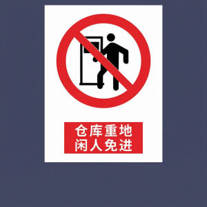 Warning Sign Wall Stickers for Construction Sites