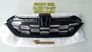 [ FREE LOGO ] HONDA CRV 2017-2021 FRONT BUMPER GRILL GRILLE TYPE-R BLACK COLOUR