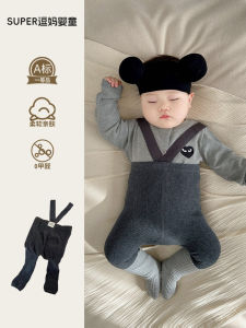 Baby Jumpsuit Spring and Autumn Leggings Baby Suit Onesie Clothes Spring 100 Days Old One Month Old Going out Rompers