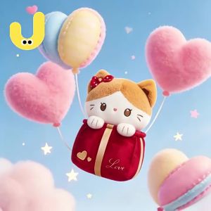 JOOKE | Cute Halloween Cat Sleeping Plush Pillow Gift for Girls Plush Toy