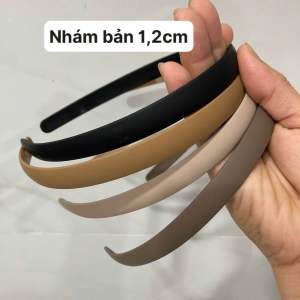 Bờm tóc Cài tóc màu trơn bản dày 12cm đến 25cm CAI09