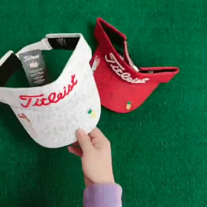 หมวกกอล์ฟแบบเปิดหัว TT พร้อมมาร์คเกอร์ในตัว (CBT010) GOLF CAP With Magnetic Marker