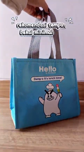 JTF Tas bekal lunchbag tas bekal makan siang praktis tote multifungsi untuk bekal makan siang sekolah kuliah kerja traveling