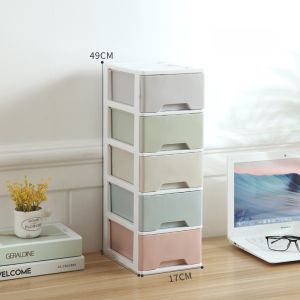 Desktop Organizer Box Drawery Style Plastic Multi-layer Storage Cabinet Cosmetic Storage Student Dormitory Office Supplies
