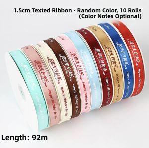 JIUXIA | Decorative Birthday Cake Ribbon 10 Rolls