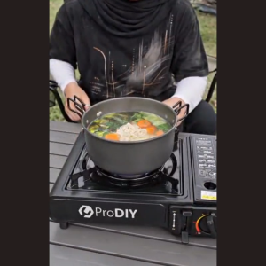 Mini Stove Portable Gas Stove Outdoor Camping Picnic Cooktop Gas Burner Butane Gas BBQ Masak dapur Gas Mini BDZ 155-A