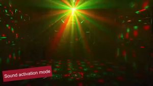 72 Patter Lampu Laser Disco balllight and laser light Party Light Barlight Sound activated LED Disco PartyStage Light Projector /Lampu Discoikut musik/bilik club Party KTV DJLight