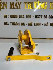 Tời quay tay nhập khẩu tự hãm tải 1200 lbs( 540kg ) ròng rọc 300kg và cáp 8m 10m 15m 20m 25m 30m