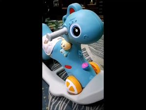 🌸 Baby Rocking Horse Ride Multipurpose Baby Rocking Chair Ready Stock (2 Colors) (SHM392)