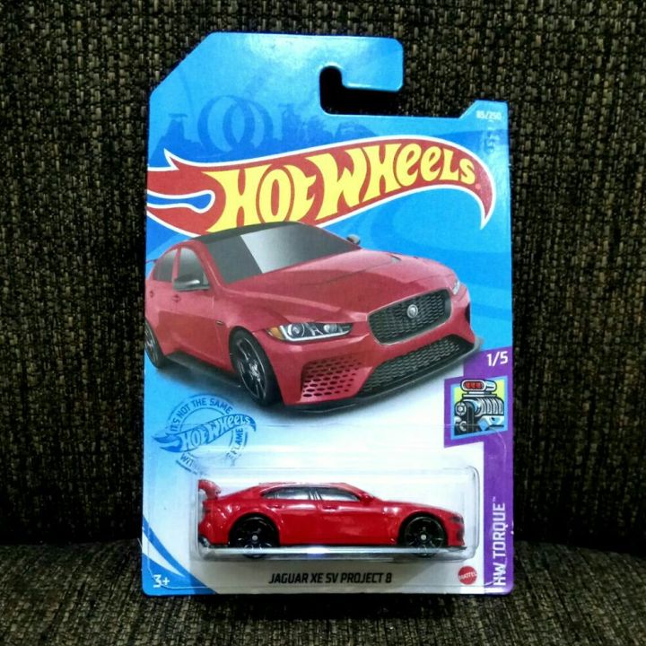 HOT WHEELS JAGUAR XE SV PROJECT 8 MERAH