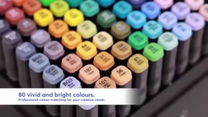 168Colors Marker Alcohol Markers Set Color Pen Art Marker Pen Drawing Highlighter Pen Coloring Set